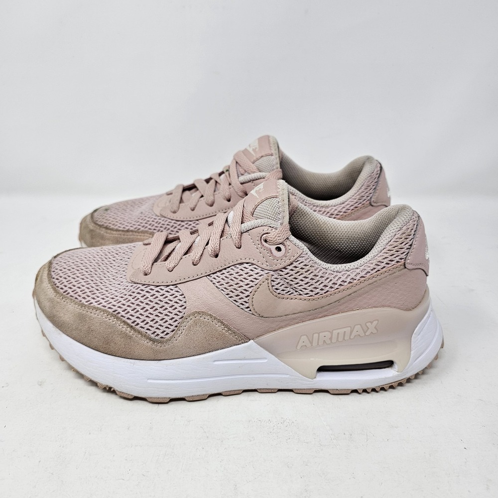 Nike Air Max Shoes Womens Size 8.5 Pink Suede Mesh DM9538-600‎ Running Sneakers